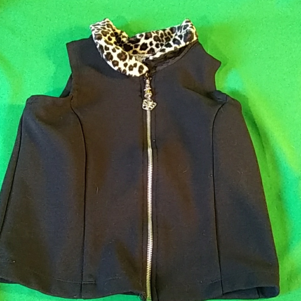 My Michelle Girls vest animal print size 4